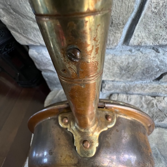 Retro Brass & Wood Bed Warmer - Picture 11 of 11